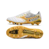Mizuno Morelia Neo III Elite Sergio Ramos White Gold and Black Firm Ground FG Football Boot
