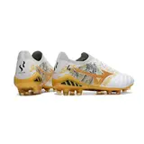 Mizuno Morelia Neo III Elite Sergio Ramos White Gold and Black Firm Ground FG Football Boot
