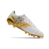 Mizuno Morelia Neo III Elite Sergio Ramos White Gold and Black Firm Ground FG Football Boot