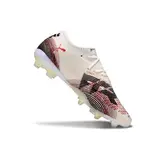 Puma Future 8 Low Cut White and Red Firm Ground FG Football Boot