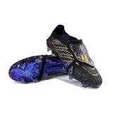 Adidas Predator 26 Elite Tongue Beige, Black and White Firm Ground FG Football Boot - Black/Iridescent