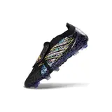 Adidas Predator 26 Elite Tongue Beige, Black and White Firm Ground FG Football Boot - Black/Iridescent