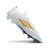 Adidas F50 Elite Laceless White and Green Firm Ground FG Football Boot