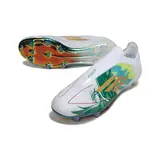 Adidas F50 Elite Laceless White and Green Firm Ground FG Football Boot