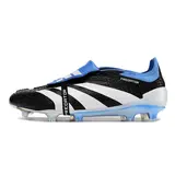 Adidas Predator 30 Elite Tongue Black White and Blue Firm Ground FG Football Boot