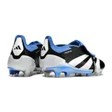 Adidas Predator 30 Elite Tongue Black White and Blue Firm Ground FG Football Boot