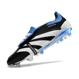 Adidas Predator 30 Elite Tongue Black White and Blue Firm Ground FG Football Boot