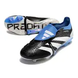 Adidas Predator 30 Elite Tongue Black White and Blue Firm Ground FG Football Boot