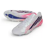Adidas F50 Hyperfast EVO Elite White and Blue Firm Ground FG Football Boot