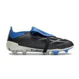 Adidas Predator 30 Elite Tongue Black Blue and White Firm Ground FG Kids Football Boot