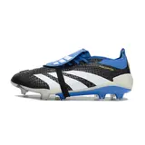 Adidas Predator 30 Elite Tongue Black Blue and White Firm Ground FG Kids Football Boot