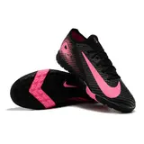 Nike Zoom Mercurial Vapor 16 Elite Black and Pink Turf TF Kids Football Boot