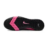 Nike Zoom Mercurial Vapor 16 Elite Black and Pink Turf TF Kids Football Boot