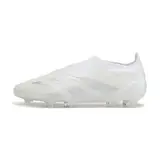 Adidas Predator 30 Elite Laceless White and Gray Firm Ground FG Football Boot - All White