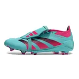 Adidas Predator 30 Elite Tongue Light Blue and Pink Firm Ground FG Kids Football Boot