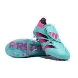 Adidas Predator 30 Elite Tongue Light Blue and Pink Firm Ground FG Kids Football Boot