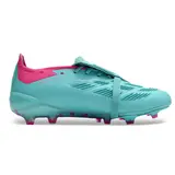 Adidas Predator 30 Elite Tongue Light Blue and Pink Firm Ground FG Kids Football Boot