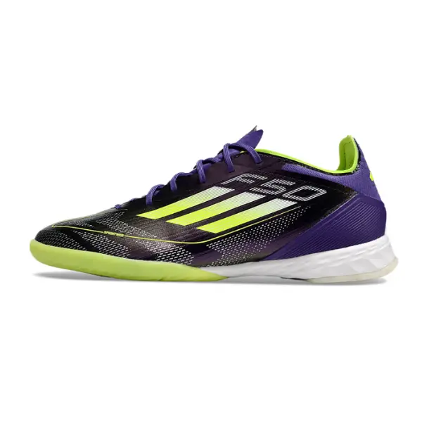 Adidas F50 Elite IC Fast Reborn Pack White and Black Indoor IC Football Boot
