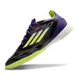 Adidas F50 Elite IC Fast Reborn Pack White and Black Indoor IC Football Boot