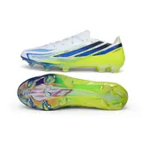 Adidas F50 Hyperfast Laced Elite White and Green Firm Ground FG Football Boot