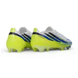 Adidas F50 Hyperfast Laced Elite White and Green Firm Ground FG Football Boot