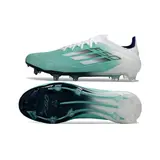 Adidas F50 Primeknit Elite White and Silver Firm Ground FG Football Boot
