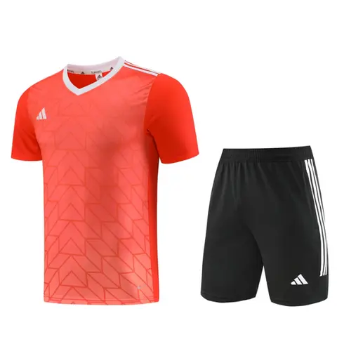 Adidas Orange Black Training Set T-Shirt and Shorts