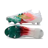 Adidas F50 Primeknit Elite White Green and Red Mixed Studs SG Football Boot