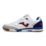 Joma Top Flex Rebound White and Blue Indoor IC Football Boot