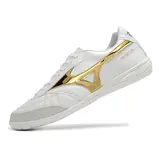 Mizuno Morelia Sala Japan White and Gold Indoor IC Football Boot
