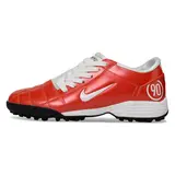 Nike Total 90 III Kids Turf TF Football Boot White and Red