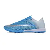 Nike Air Zoom Mercurial Superfly 11 Elite Light Blue and White Turf TF Kids Football Boot