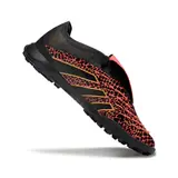 Adidas Predator 25 Elite Tongue Black and Red Turf TF Football Boot