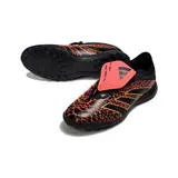 Adidas Predator 25 Elite Tongue Black and Red Turf TF Football Boot