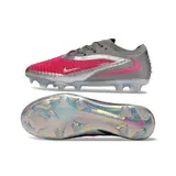Nike Phantom 6 Elite Gray, Silver and Pink Firm Ground FG Football Boot