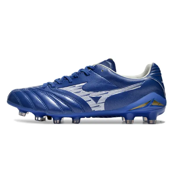 Mizuno Morelia Neo IV Pro Blue and White Firm Ground FG Football Boot