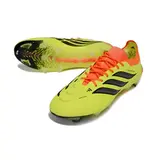 Adidas Predator 26 Elite Yellow and Orange Firm Ground FG Football Boot - Laced