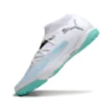 Puma Future 8 White and Light Blue Turf TF Football Boot
