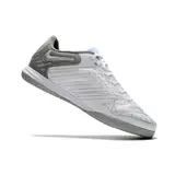 Nike Tiempo Legend 9 Elite White and Gray Indoor IC Football Boot
