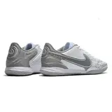 Nike Tiempo Legend 9 Elite White and Gray Indoor IC Football Boot