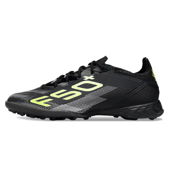 Adidas F50 Elite Black and Light Green Turf TF Football Boot
