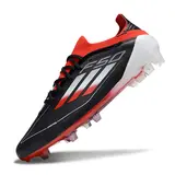 Adidas F50 Primeknit Elite Black White and Red Firm Ground FG Football Boot