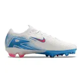 Nike Air Zoom Mercurial Vapor 16 Elite White Blue and Pink Firm Ground FG Kids Football Boot