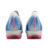 Nike Air Zoom Mercurial Vapor 16 Elite White Blue and Pink Firm Ground FG Kids Football Boot