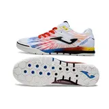Joma Regate Rebound White and Red Yellow Indoor IC Football Boot
