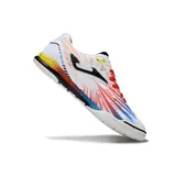 Joma Regate Rebound White and Red Yellow Indoor IC Football Boot