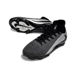 Nike Air Zoom Mercurial Superfly 10 Elite Black and Silver Firm Ground FG Football Boot