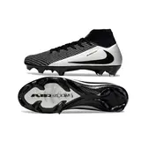 Nike Air Zoom Mercurial Superfly 10 Elite Black and Silver Firm Ground FG Football Boot