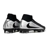 Nike Air Zoom Mercurial Superfly 10 Elite Black and Silver Firm Ground FG Football Boot