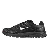 Nike P-6000 Black Running Shoes - Black/White Swoosh